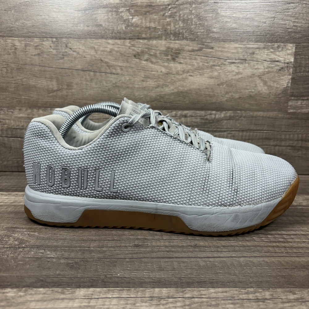 NOBULL Gum Trainers Gray Mens US Size 11 EUR 45 Sneakers